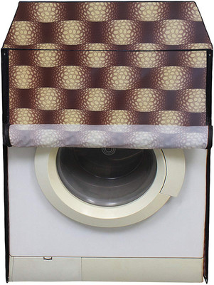 DREAMINDIANASSOCIATION Front Loading Washing Machine  Cover(Width: 67 cm, Gold, Brown)