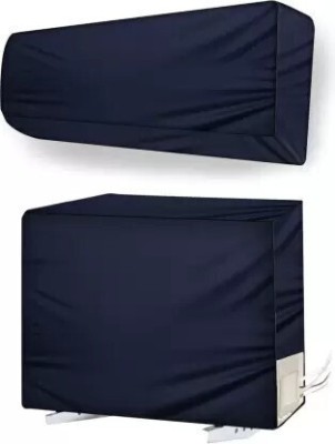 Amarud Air Conditioner  Cover(Width: 112 cm, Navy Blue)