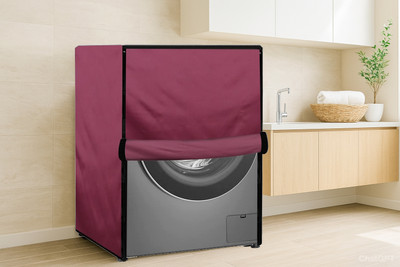 SVASTI Front Loading Washing Machine  Cover(Width: 60 cm, Maroon)