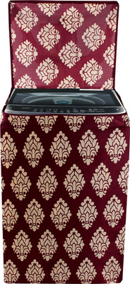 Crosmo Top Loading Washing Machine  Cover(Width: 58 cm, Maroon, White)