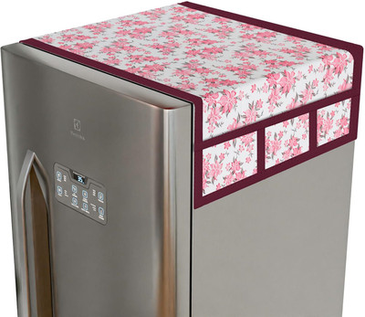 KUBER INDUSTRIES Refrigerator  Cover(Width: 98 cm, Multicolor)