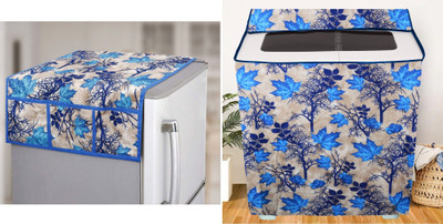E-Retailer Semi-Automatic Washing Machine  Cover(Width: 81 cm, Value For Money Combo Pack Of 2 Pieces)