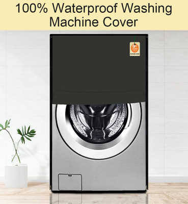 Kanushi Industries Front Loading Washing Machine  Cover(Width: 58.42 cm, Grey)