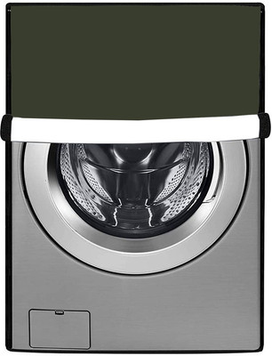 JM Homefurnishings Front Loading Washing Machine  Cover(Width: 63 cm, Green)