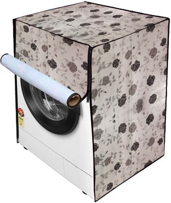 Deluxlane Front Loading Washing Machine  Cover(Width: 59 cm, White)