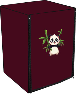 Adira Front Loading Washing Machine  Cover(Width: 63 cm, Maroon)