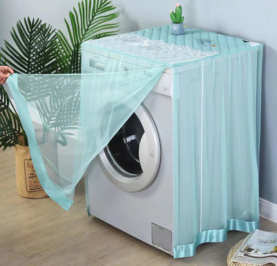 kroywen Front Loading Washing Machine  Cover(Width: 61.51 cm, Sea Green)