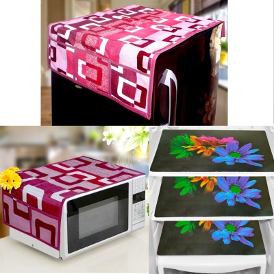 Comfort House Microwave Oven  Cover(Width: 86 cm, Purple)