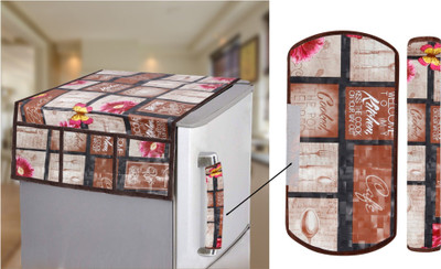 E-Retailer Refrigerator  Cover(Width: 53 cm, Brown)