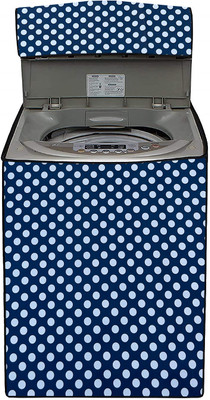 Homeify Top Loading Washing Machine  Cover(Width: 66 cm, White, Blue)