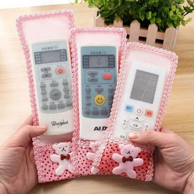 ABlue Clipper Remote  Cover(Width: 4 cm, Bear Pink)