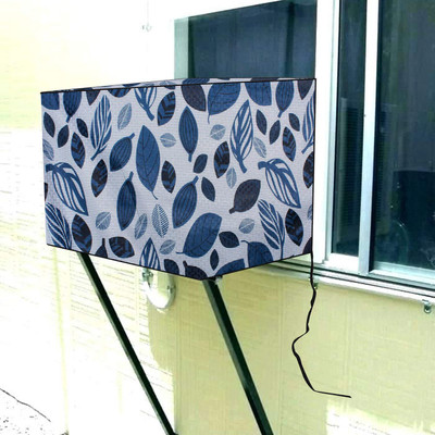 Priyabhakta Air Conditioner  Cover(Width: 67.99 cm, Blue Leaf)