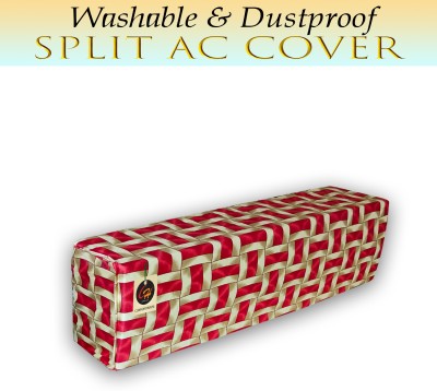 Comfort House Air Conditioner  Cover(Width: 112 cm, Red)