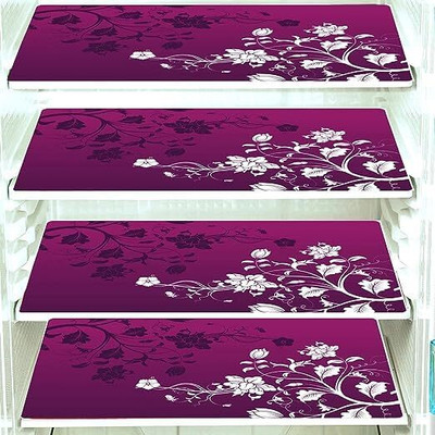 TORODINEART Fridge Mat(Width: 43 cm, Multicolor)