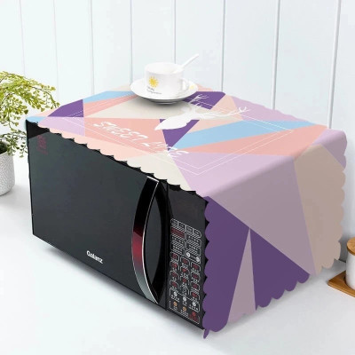 DARSHANAM WORLD Microwave Oven  Cover(Width: 109 cm, PURPLE, PINK)