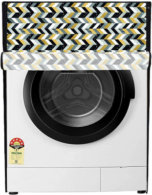 Kingly Home Front Loading Washing Machine  Cover(Width: 61 cm, Black, Green)
