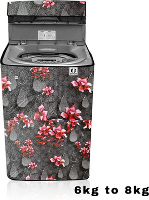 NOVALIX Top Loading Washing Machine  Cover(Width: 59 cm, red)