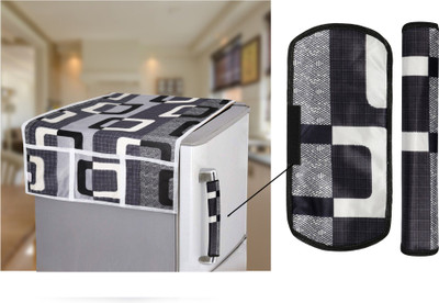 E-Retailer Refrigerator  Cover(Width: 53 cm, Black)