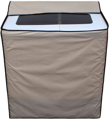 DRONDREAM Front Loading Washing Machine  Cover(Width: 61 cm, Blue)