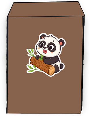 Amodori Front Loading Washing Machine  Cover(Width: 72 cm, Grey, Brown)