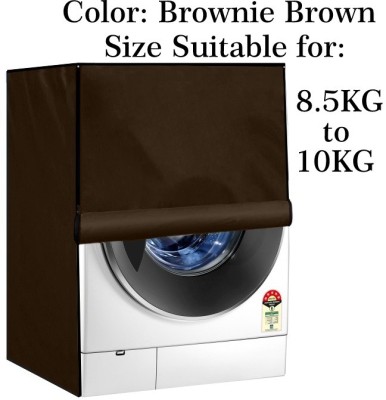 Declooms Front Loading Washing Machine  Cover(Width: 64 cm, Brown)