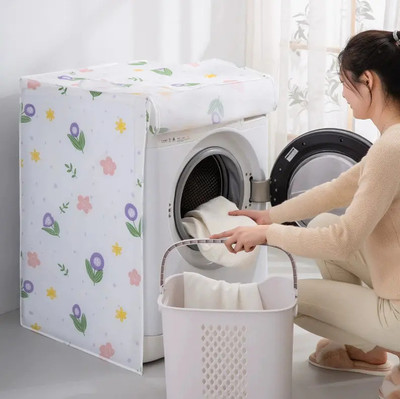 Vivito Front Loading Washing Machine  Cover(Width: 62 cm, Multi (Random Pattern))