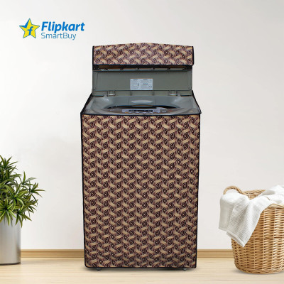 Flipkart SmartBuy Top Loading Washing Machine  Cover(Width: 63 cm, Brown Beige)