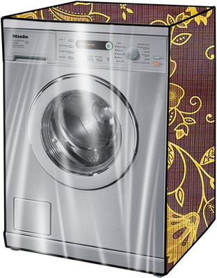 KVAR Front Loading Washing Machine  Cover(Width: 69 cm, Brown, Gold)