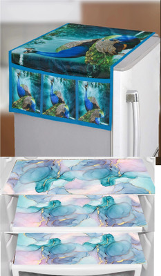 Flipkart SmartBuy Refrigerator  Cover(Width: 1 cm, Clear, Multicolor)