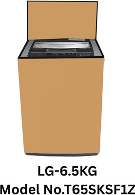 Elam Decor Top Loading Washing Machine  Cover(Width: 58 cm, Beige)