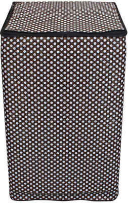 Advi Top Loading Washing Machine  Cover(Width: 60 cm, BROWN POLKADAT)