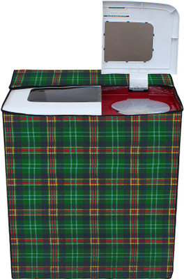 LITHARA Semi-Automatic Washing Machine  Cover(Width: 60.96 cm, Green Yellow)