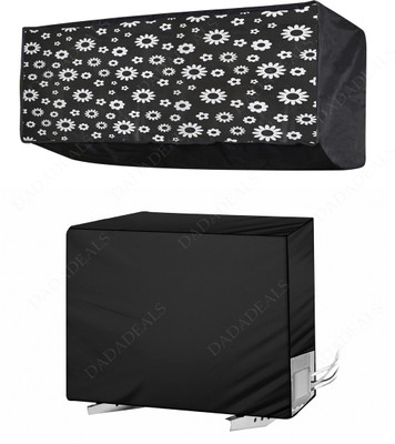 DADADEALS Air Conditioner  Cover(Width: 111.76 cm, Black)