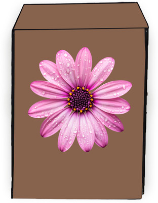 Amodori Front Loading Washing Machine  Cover(Width: 64 cm, Beige, Pink)