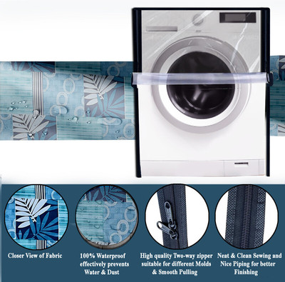 SAVEIT Front Loading Washing Machine  Cover(Width: 63 cm, Multicolor)