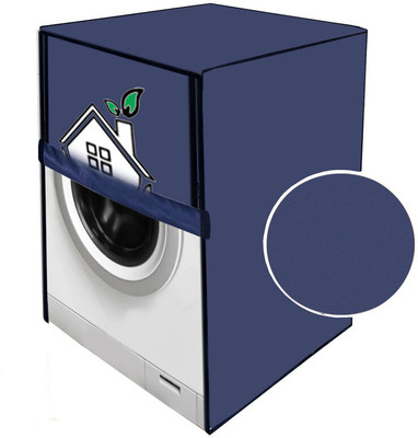JM Homefurnishings Front Loading Washing Machine  Cover(Width: 69 cm, Blue)