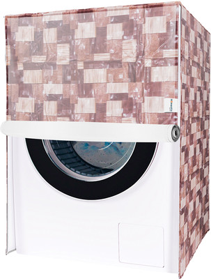 HOMESTIC Front Loading Washing Machine  Cover(Width: 59 cm, Brown)