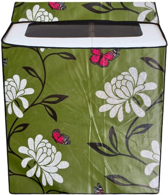 DREAMINDIANASSOCIATION Semi-Automatic Washing Machine  Cover(Width: 82 cm, Green, Red)