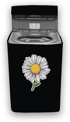 Hizing Top Loading Washing Machine  Cover(Width: 65 cm, Black, Yellow)