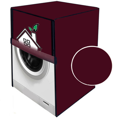 JM Homefurnishings Front Loading Washing Machine  Cover(Width: 54 cm, Maroon)