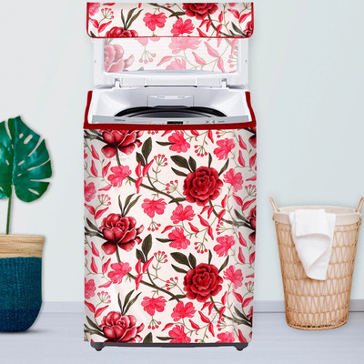 E-Retailer Top Loading Washing Machine  Cover(Width: 58 cm, Red)