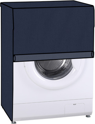 JM Homefurnishings Front Loading Washing Machine  Cover(Width: 67 cm, Blue)