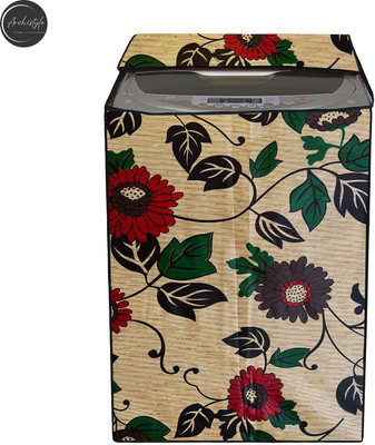 Archistylo Top Loading Washing Machine  Cover(Width: 61 cm, Orange, Red)