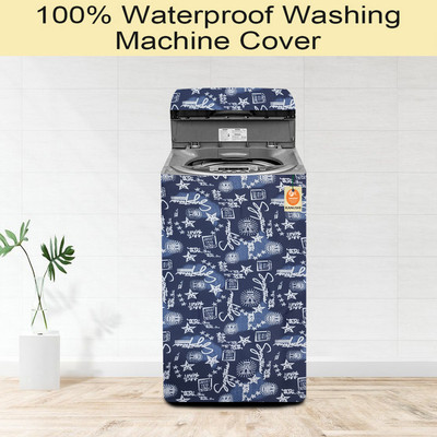 Kanushi Industries Top Loading Washing Machine  Cover(Width: 55 cm, Blue)