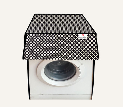 GURU-ISHMA Front Loading Washing Machine  Cover(Width: 61 cm, Black, Steel)