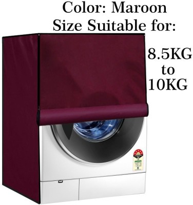 Declooms Front Loading Washing Machine  Cover(Width: 64 cm, Maroon)