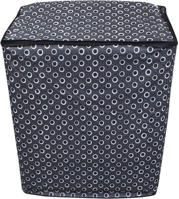 KingMatters Top Loading Washing Machine  Cover(Width: 82 cm, Blue, White)