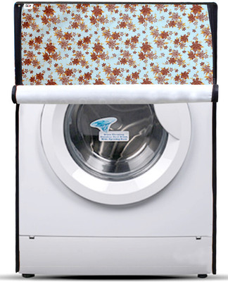 AAVYA UNIQUE FASHION Front Loading Washing Machine  Cover(Width: 62 cm, Brown, White)