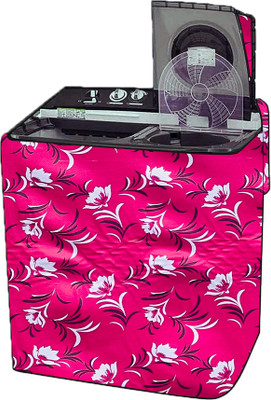 Adira Semi-Automatic Washing Machine  Cover(Width: 82 cm, Pink)