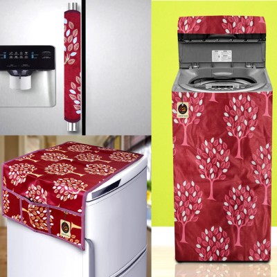 Comfort House Top Loading Washing Machine  Cover(Width: 58.42 cm, Maroon)